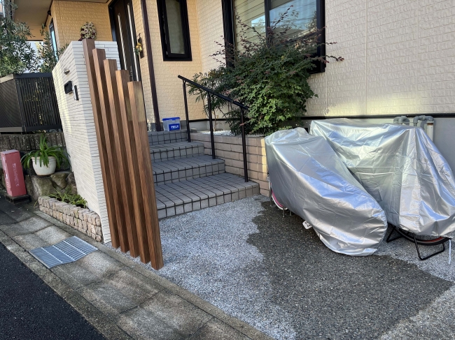 お子様の自転車置き場